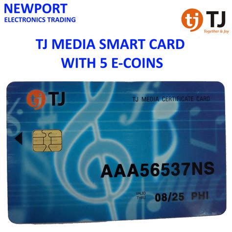 TJ MEDIA SMART CARD WITH 5 E